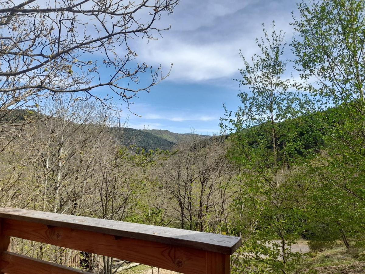 Mon chalet au cœur des Cévennes Vebron Exterior foto